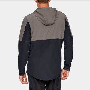 under armour vanish woven full zip hooded jacket